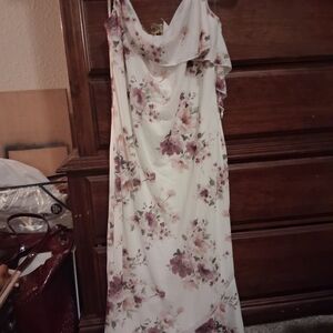 Asymmetrical Floral Women's Dress